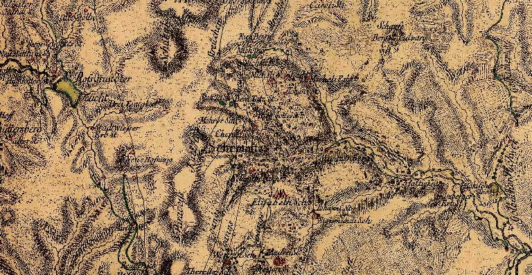 Banská Štiavnica na historických mapách