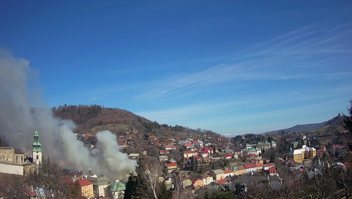 Požiar Banská Štiavnica