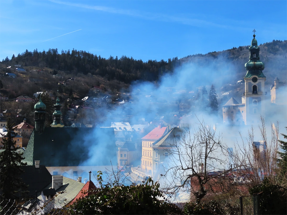 Požiar Banská Štiavnica