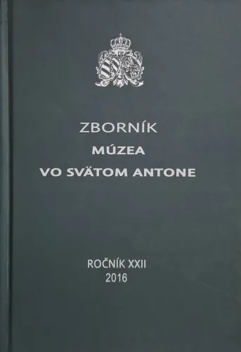 Kniha: Zborník múzea vo Svätom Antone XXII