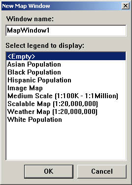new map window