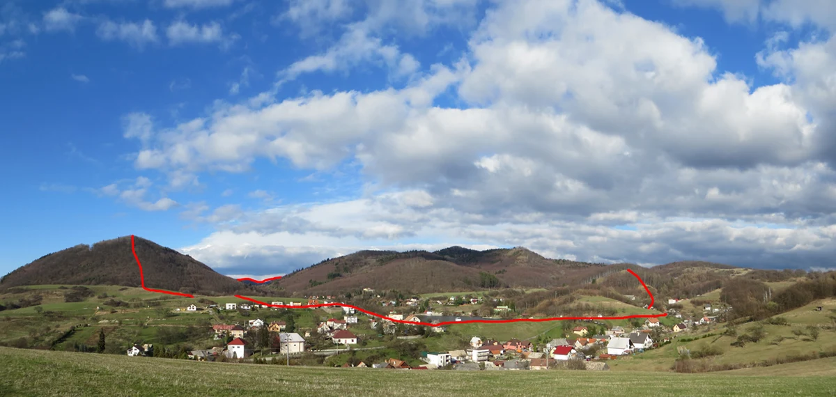 Povodie Veľkého Kolpašského tajchu - vizualizácia
