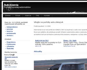 Auto inzercia