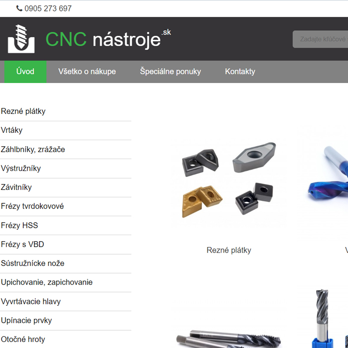 CNC nástroje