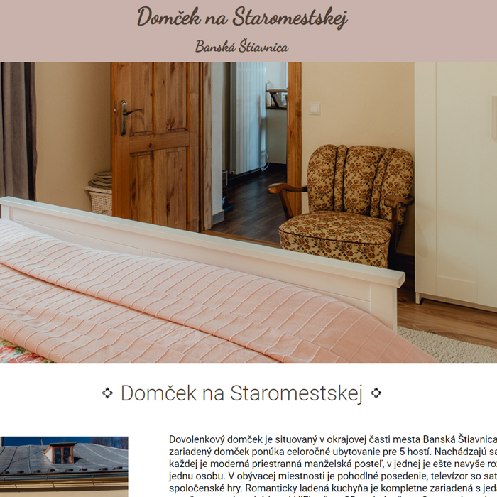 Domček na Staromestskej
