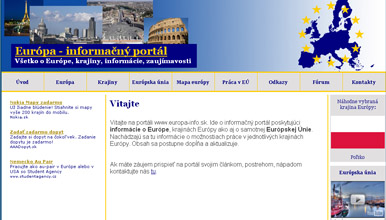 Info portál o Európe