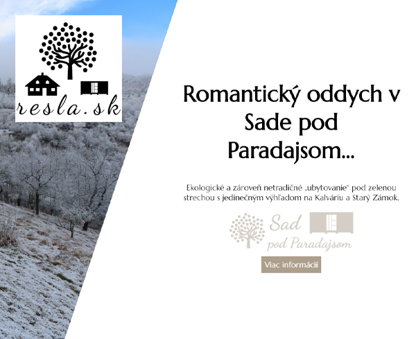 Resla - Oddych plný zážitkov a histórie v meste Banská Štiavnica