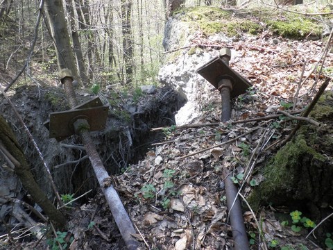 Antolský rybník - pozostatok ovládacieho zariadenia