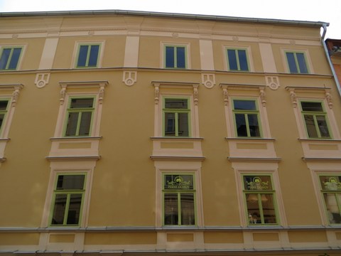 Fasáda domu č. 9